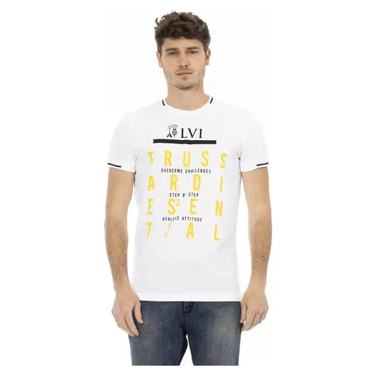 Trussardi Action White Cotton Men's T-Shirt