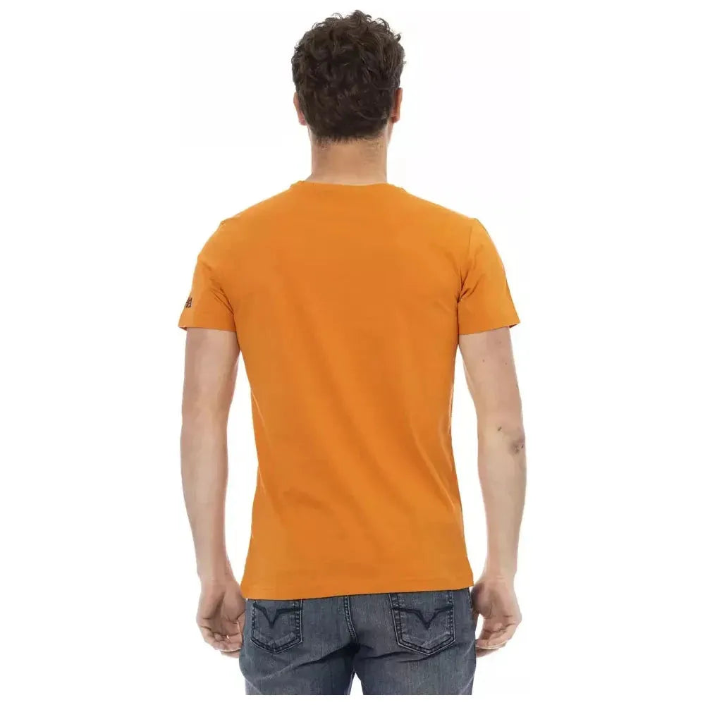 Trussardi Action Orange Cotton T-Shirt