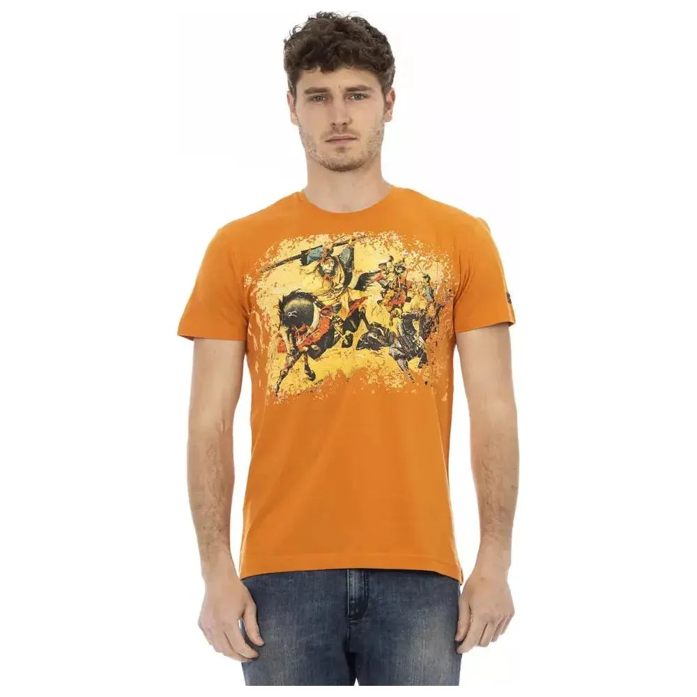 Trussardi Action Orange Cotton T-Shirt