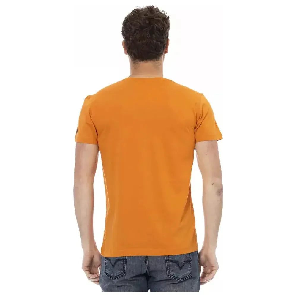 Trussardi Action Orange Cotton T-Shirt