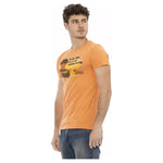 Trussardi Action Orange Cotton Men T-Shirt