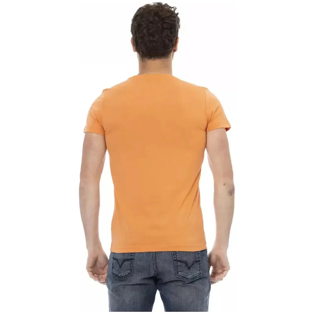 Trussardi Action Orange Cotton T-Shirt