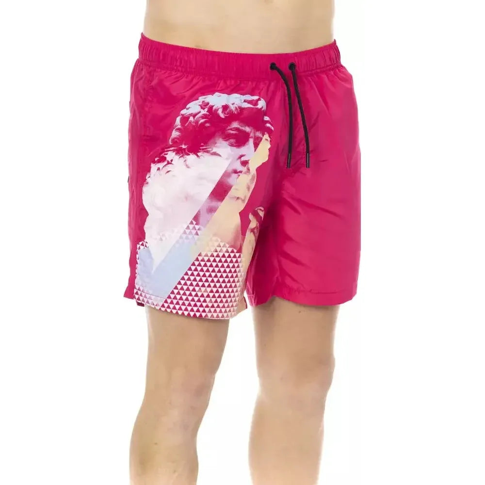 Bikkembergs Fuchsia Polyester Swimwear