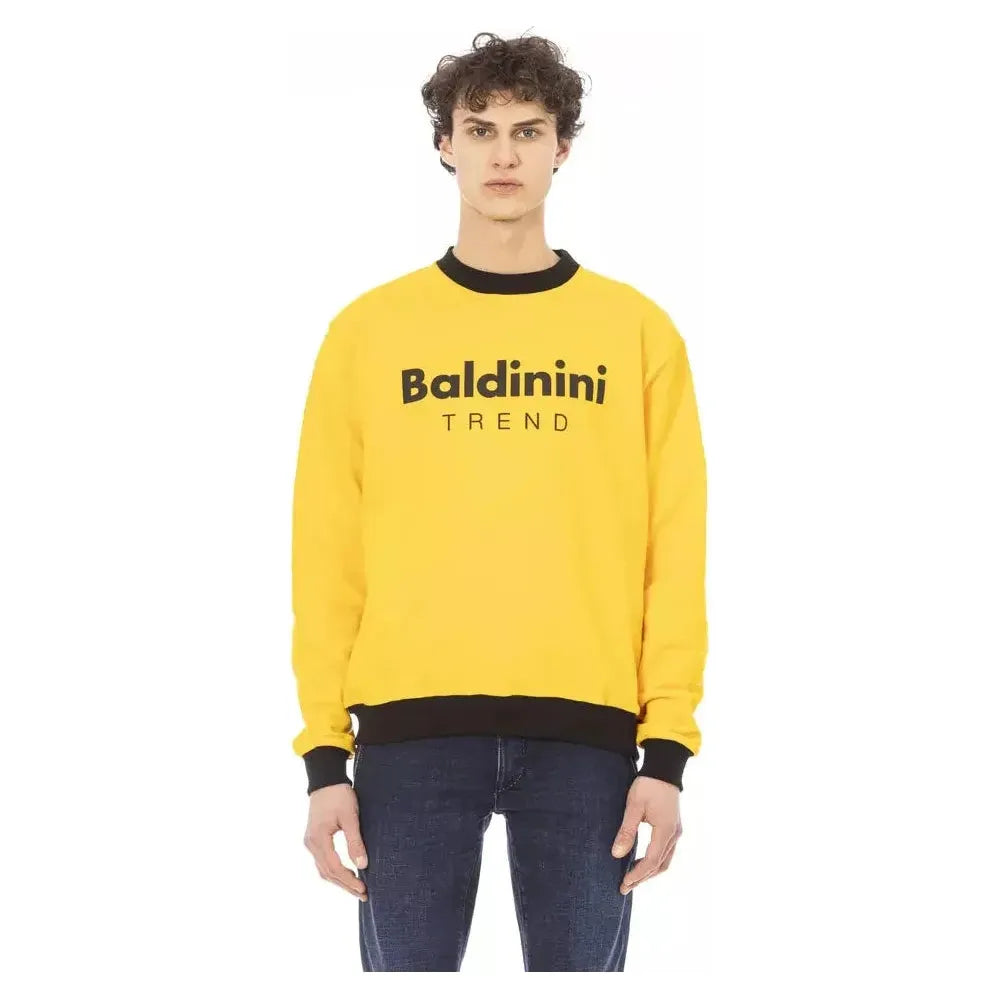 Baldinini Trend Yellow Cotton Sweater