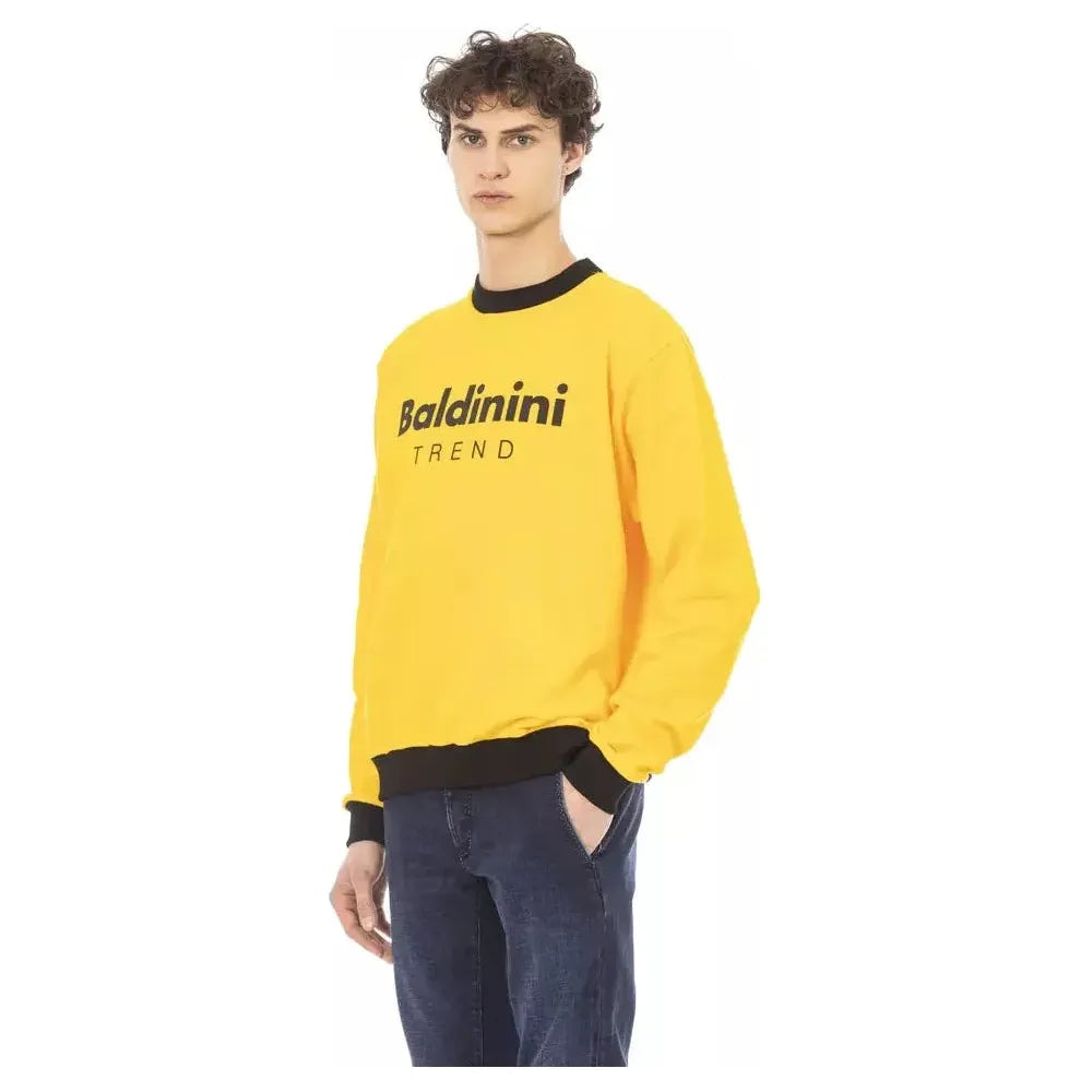 Baldinini Trend Yellow Cotton Sweater