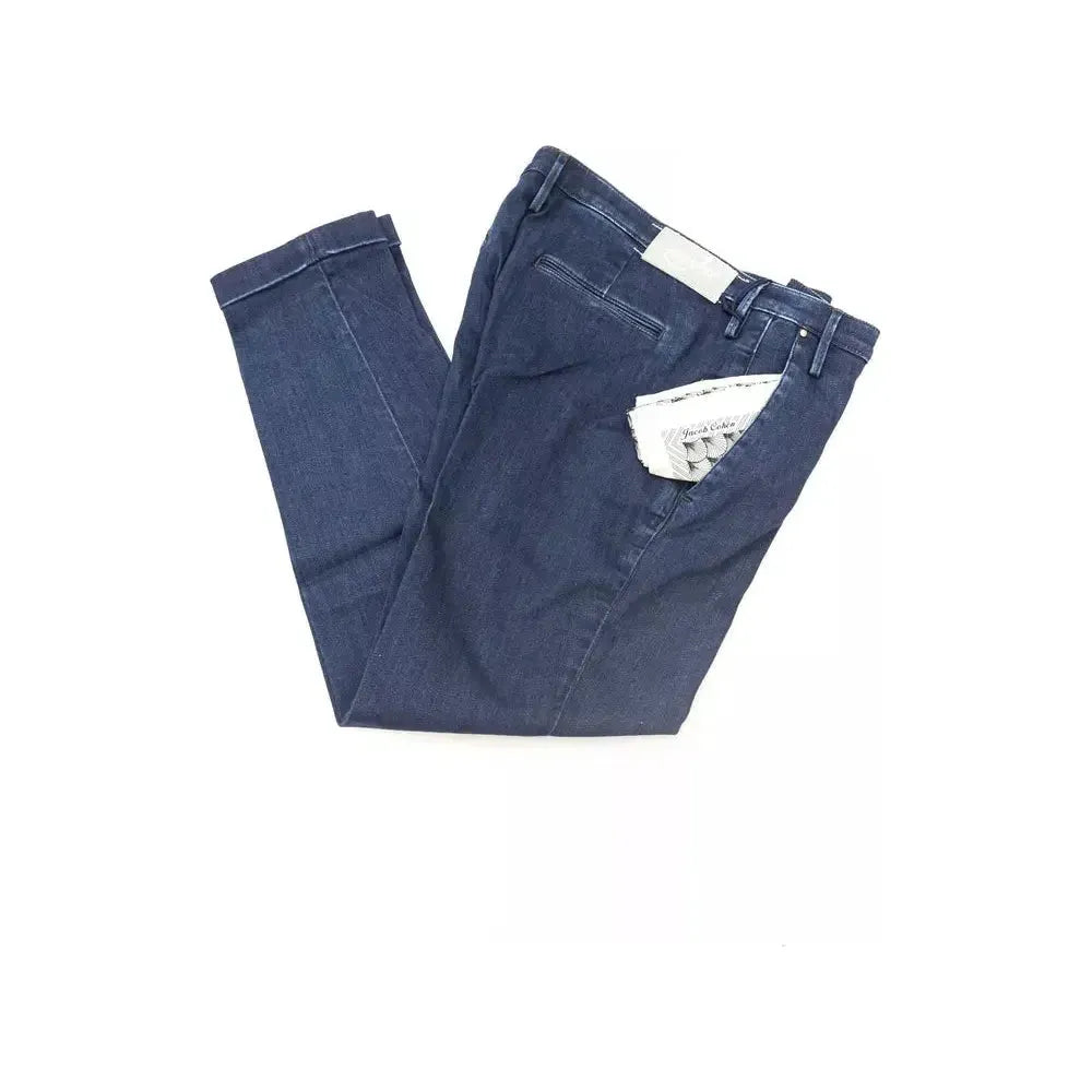 Jacob Cohen Blue Cotton Jeans Denim