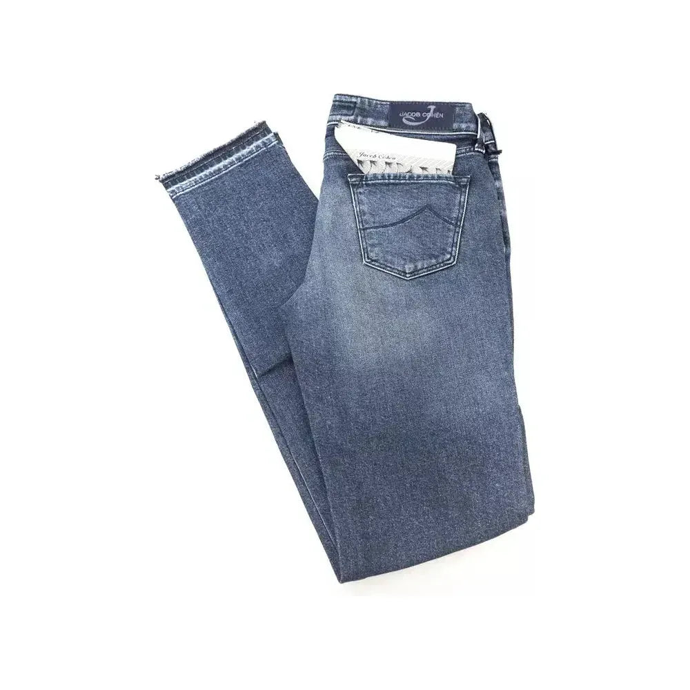 Jacob Cohen Blue Cotton Jeans Denim
