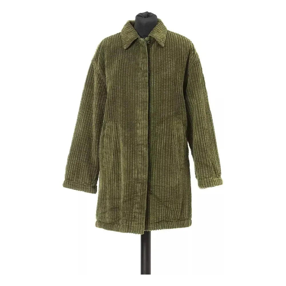 Jacob Cohen Green Cotton Women Jacket JA-22253-IT40|S