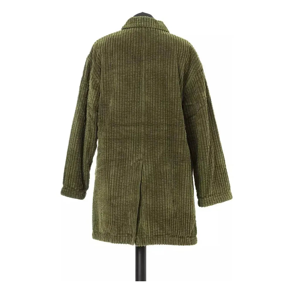 Jacob Cohen Green Cotton Women Jacket JA-22253-IT40|S