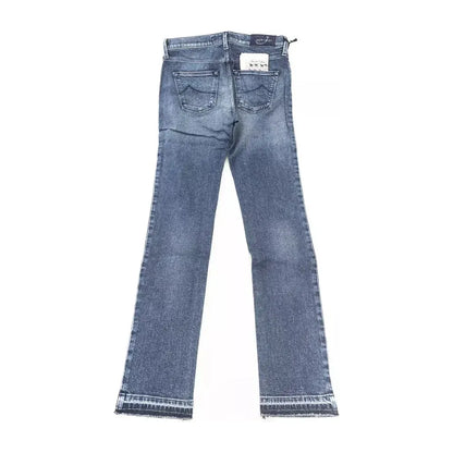Jacob Cohen Blue Cotton Women Jeans