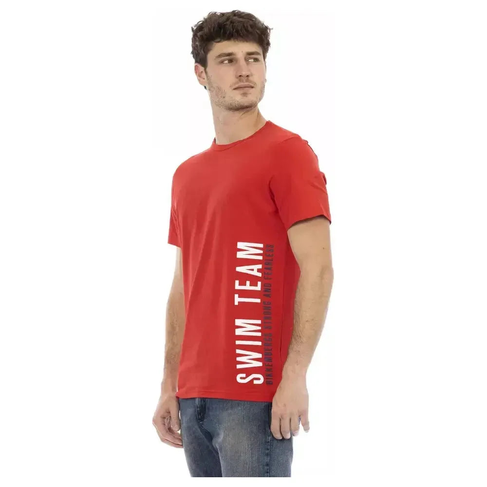Bikkembergs Red Cotton T-Shirt