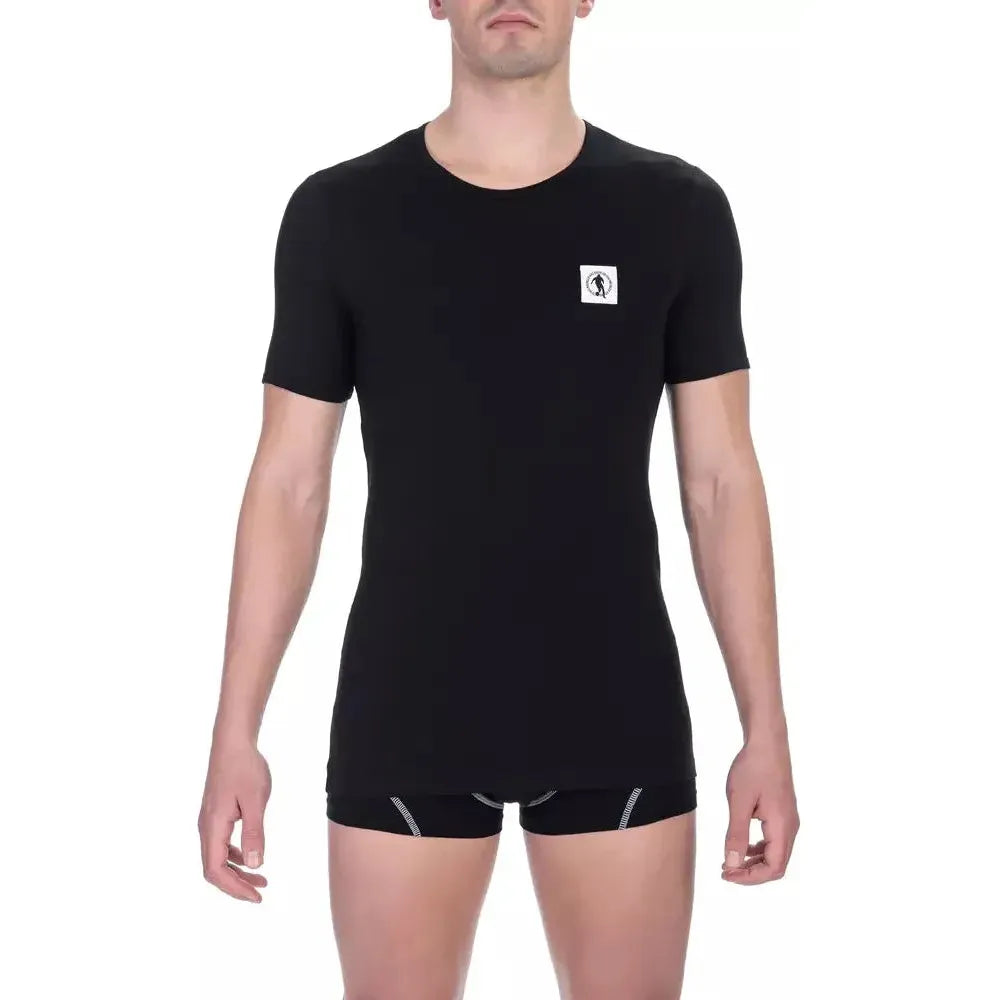 Bikkembergs Black Cotton Men's T-Shirt