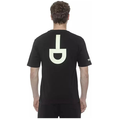 Tond Black Cotton Men T-Shirt