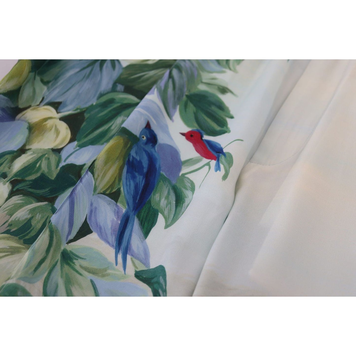 Dolce & Gabbana White Floral Printed Men Jogger Pants