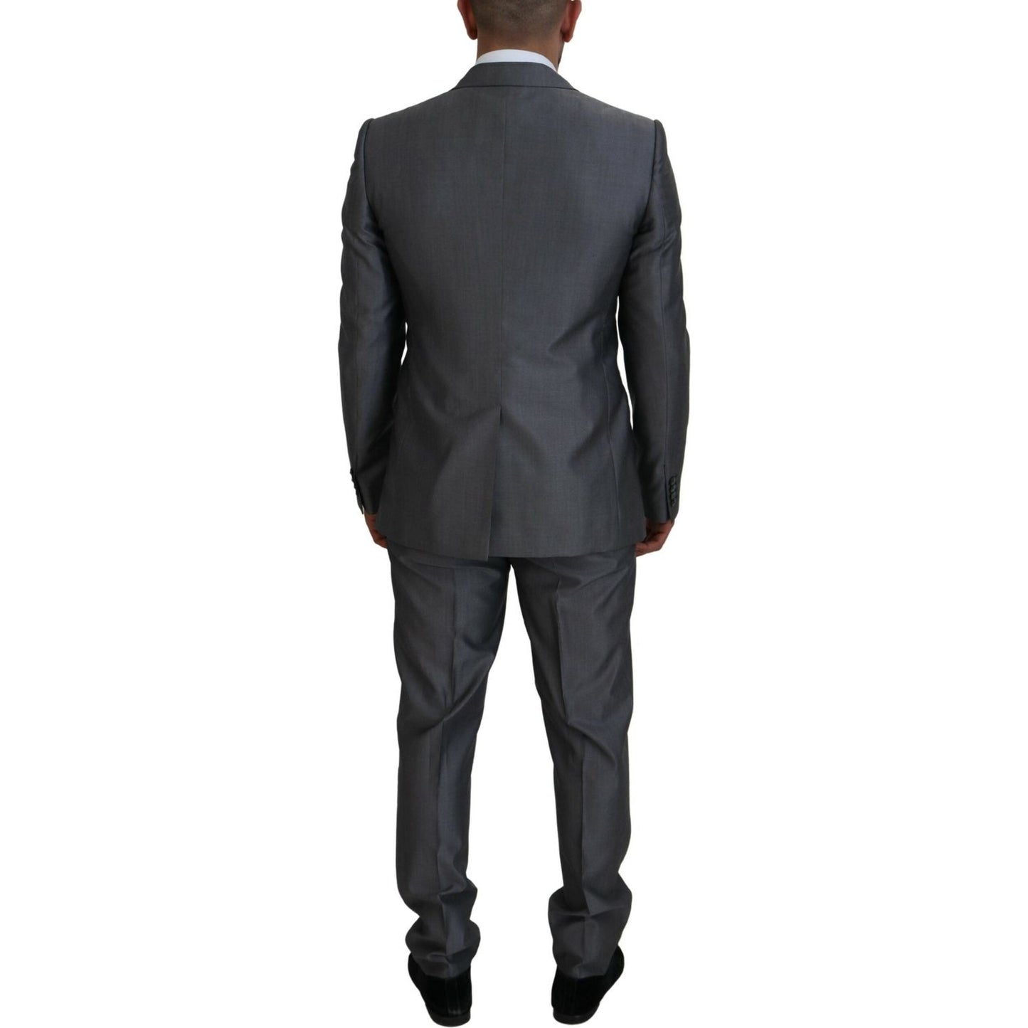 Dolce & Gabbana Gray SICILIA 3 Piece Slim Fit Suit