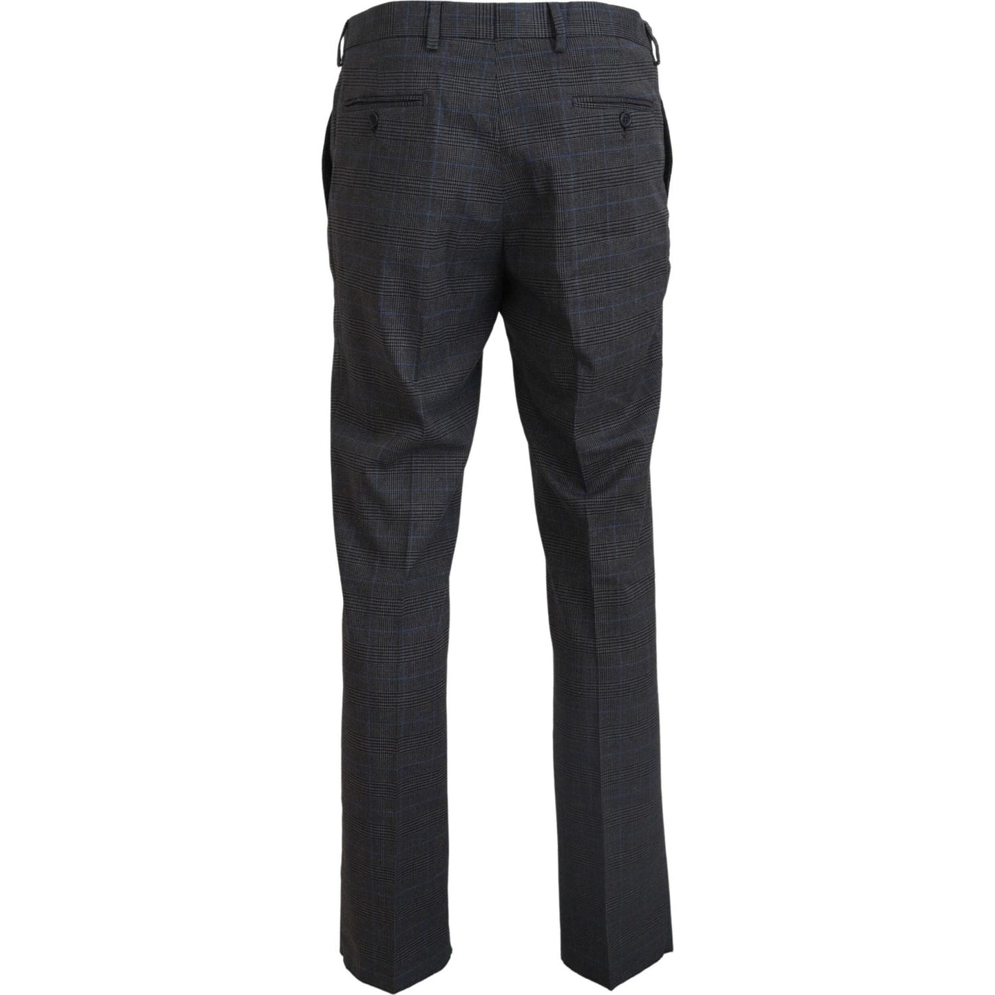 BENCIVENGA Gray Checkered Wool Dress Formal Pants 1728,67345645728,BENCIVENGA,Clothing,Dress Pants - Pants - Clothing,Gray Patterned,IT54 | XL,Jeans & Pants - Men - Clothing,Material: 100% Wool,Men,Men - Clothing,New with tags,Pants - Clothing