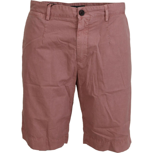 Dolce & Gabbana Pink Chinos Cotton Casual Mens Shorts PAN74542-44