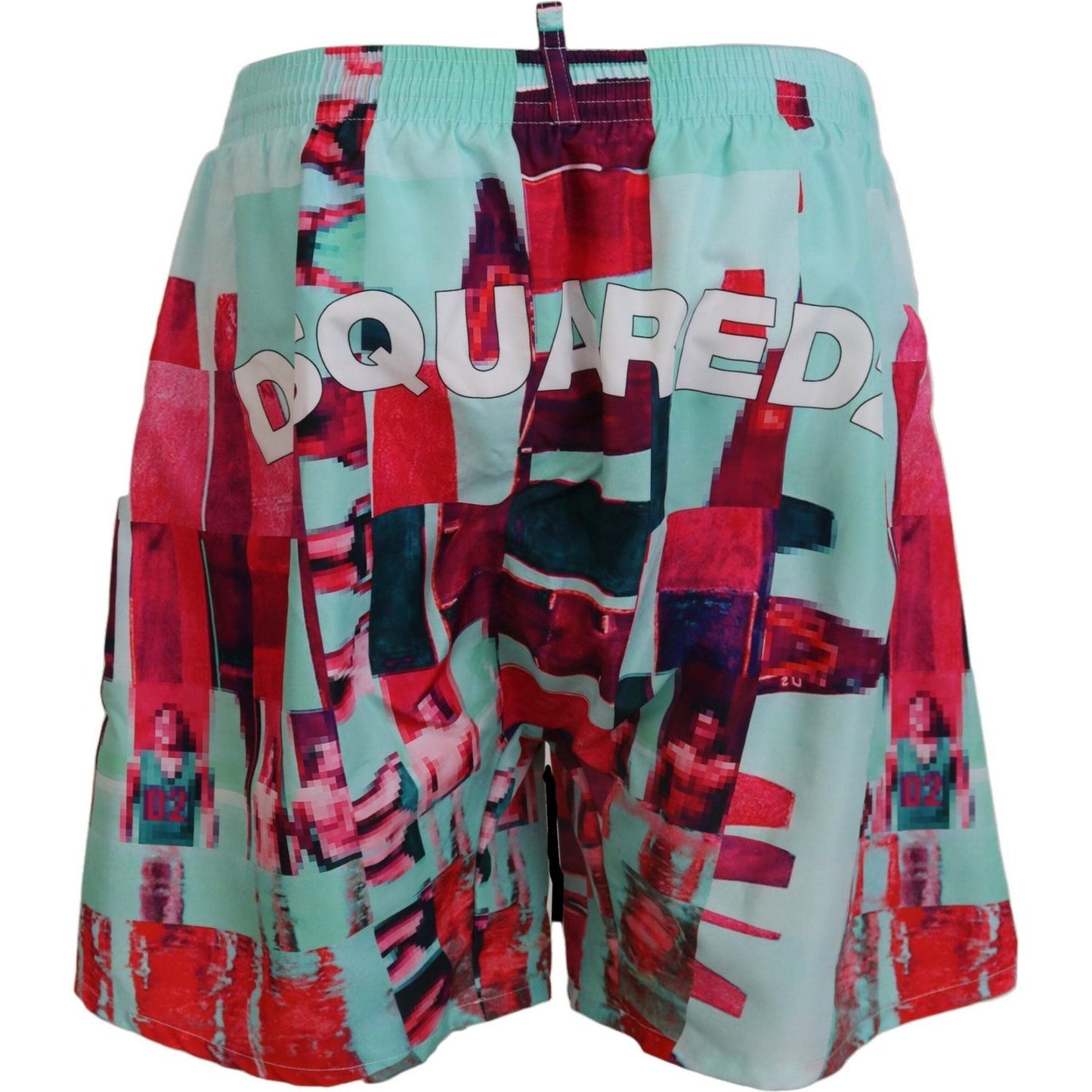Dsquared² Multicolor Printed Beachwear Shorts Swimwear