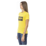 Baldinini Trend Yellow Cotton Women T-Shirt BA-23913-XS
