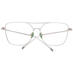 Scotch & Soda Gold Women Glasses Frame in full-rim metal, square style, lens width 55mm, gold frame, includes branded case.