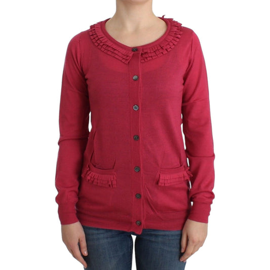 John Galliano Pink wool cardigan SIG12074-3