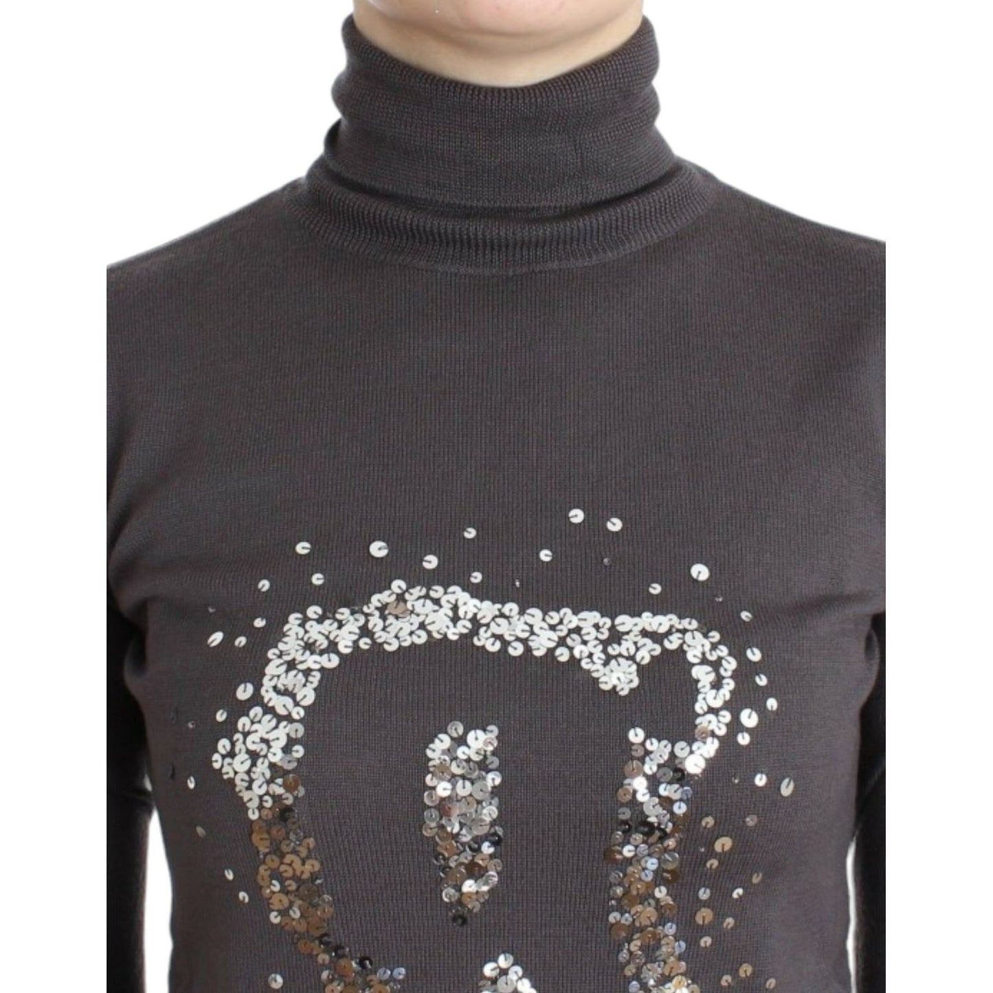 John Galliano Brown turtleneck cotton sweater SIG11968-2
