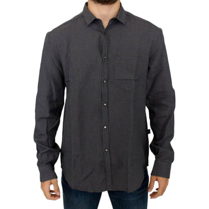 Costume National Gray linen casual shirt