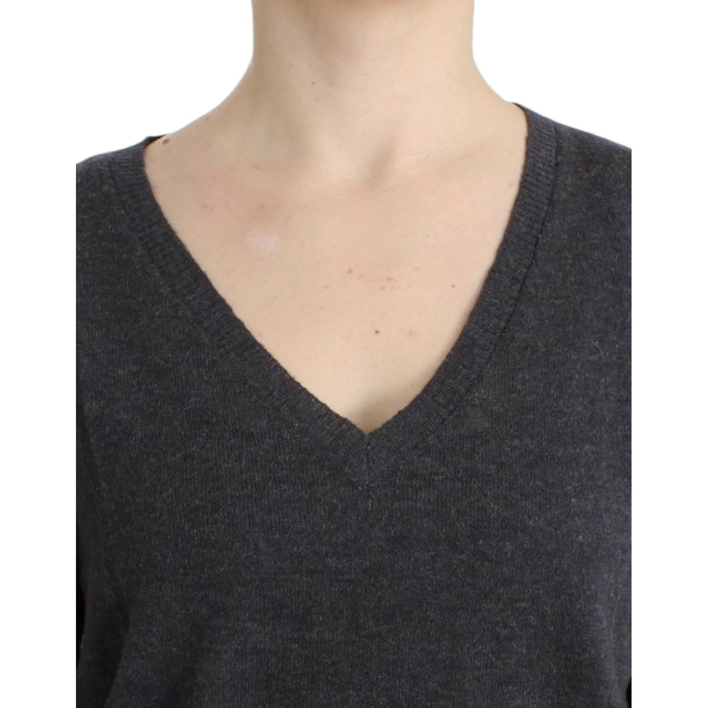 Costume National Gray short sleeved sweater