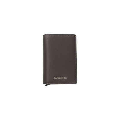 Cerruti 1881 Brown Calfskin Men Wallet