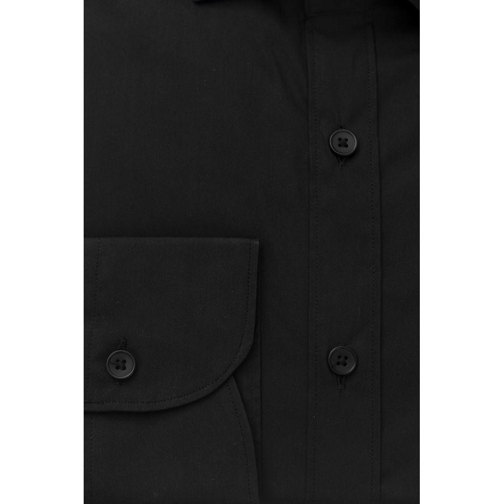 Bagutta Black Cotton Shirt