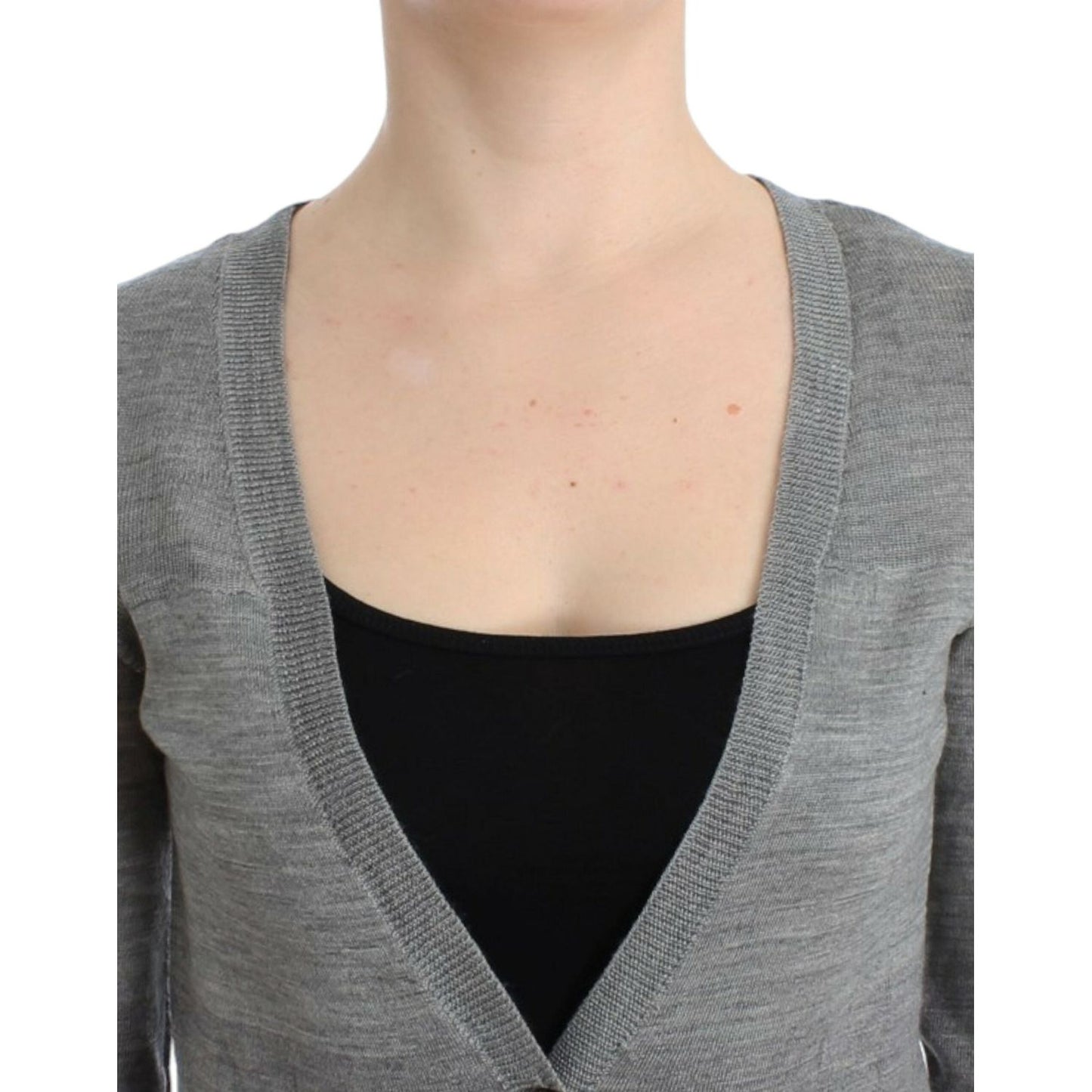 Costume National Gray lightweight cardigan