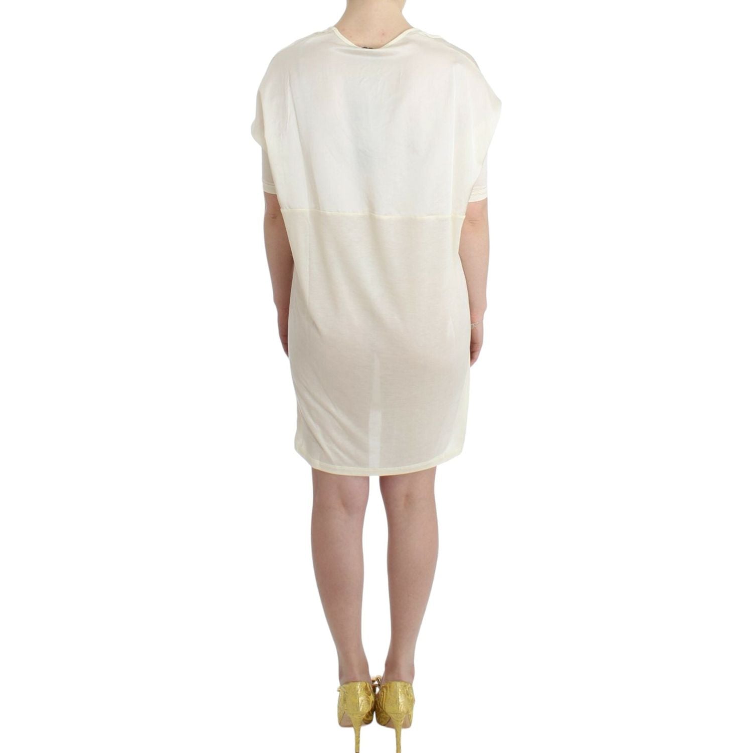 Costume National White modal tube dress
