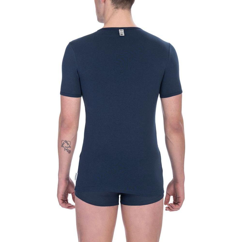 Bikkembergs Blue Cotton T-Shirt