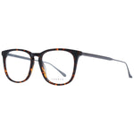 Sandro Brown Men Glasses Frame, full-rim acetate with demo plastic lenses, trapezium style, size 55-17-145, includes branded case.