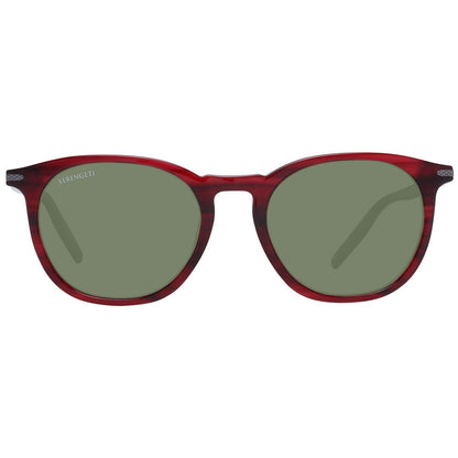 Serengeti Red Acetate Sunglasses