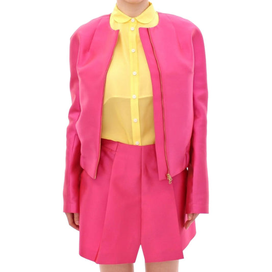 CO|TE Pink silk blend jacket GSS10180-1