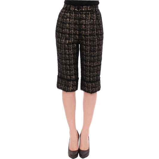 Dolce & Gabbana Black fabric shorts pants