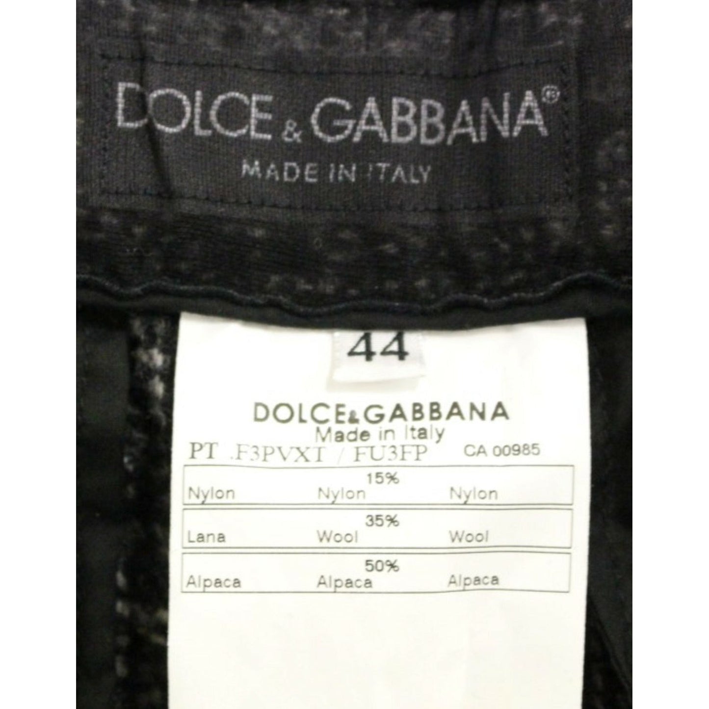 Dolce & Gabbana Gray wool shorts pants