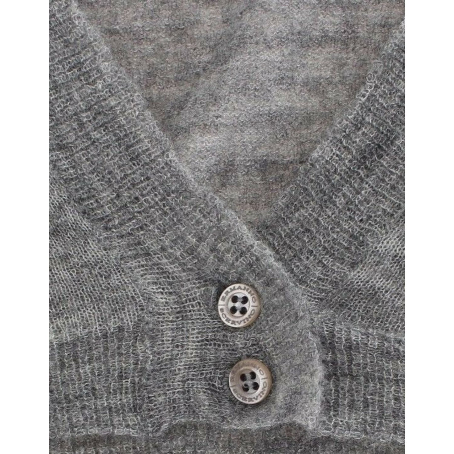 Ermanno Scervino Lingerie Knit Gray Bolero Sweater Cardigan