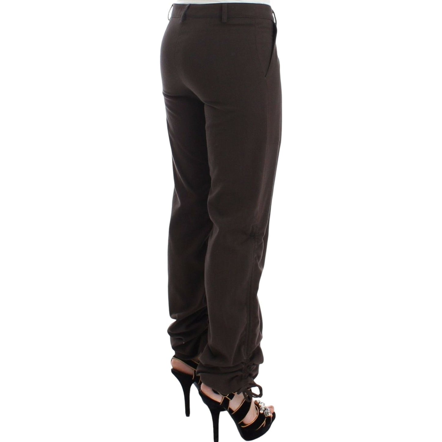Ermanno Scervino Brown Chinos Casual Dress Pants Khakis MOM26757-1