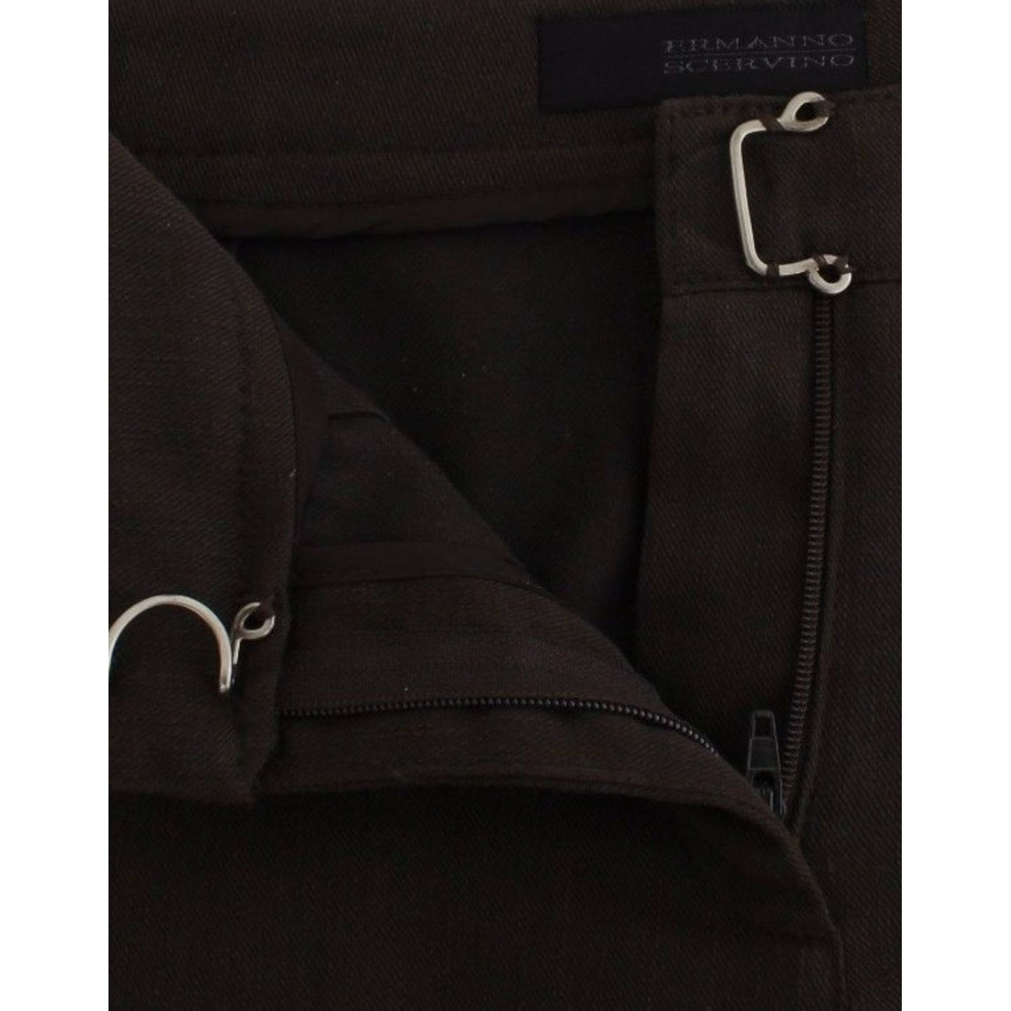 Ermanno Scervino Brown Chinos Casual Dress Pants Khakis MOM26757-1