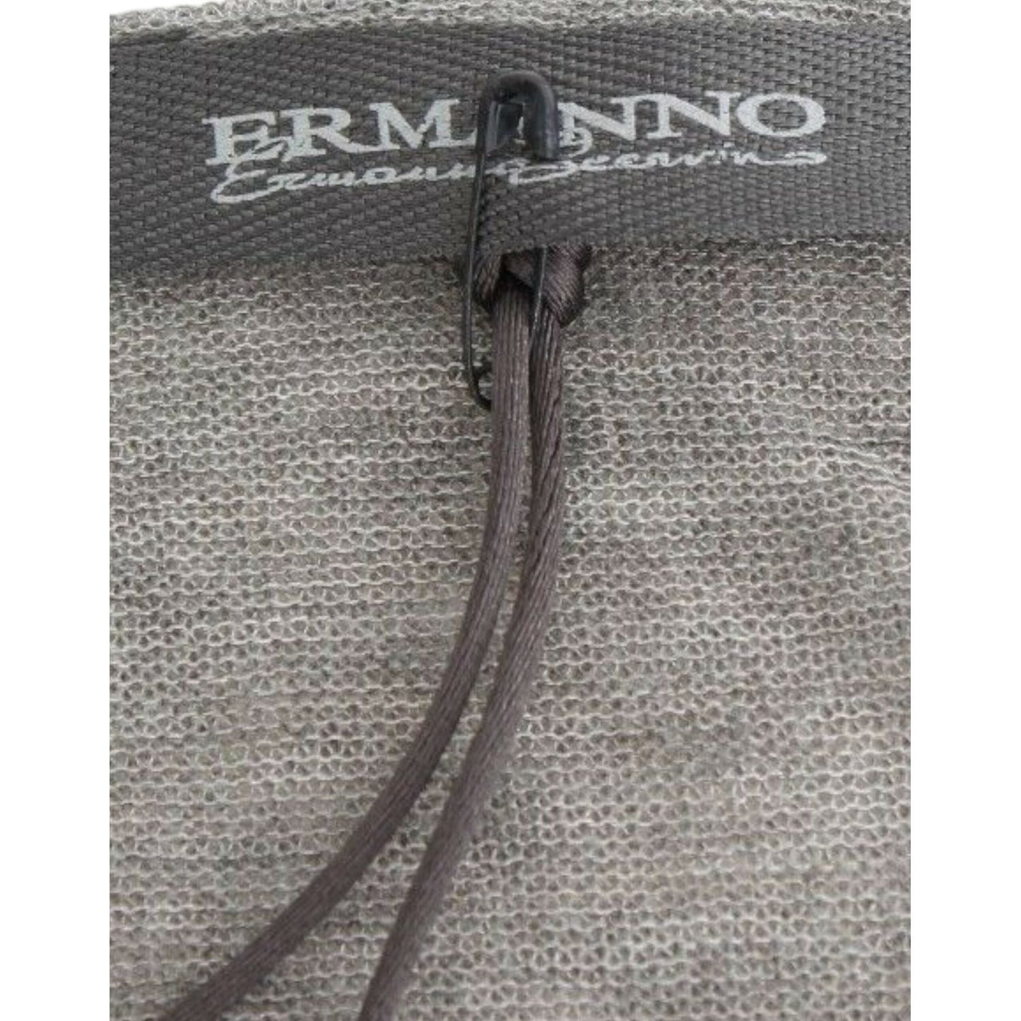 Ermanno Scervino Gray Wool Blend Stretch Long Sleeve Sweater SIG12586-2