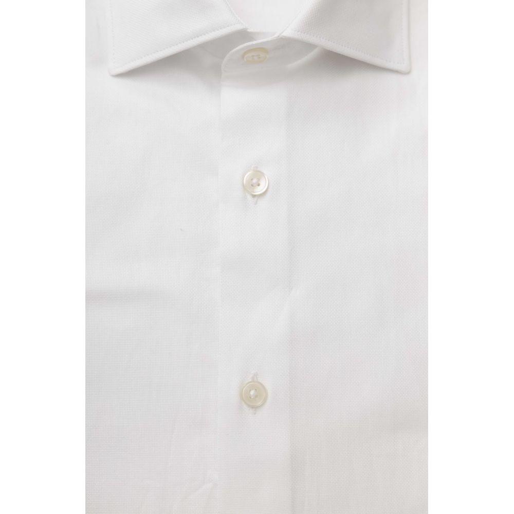 Bagutta White Cotton Shirt