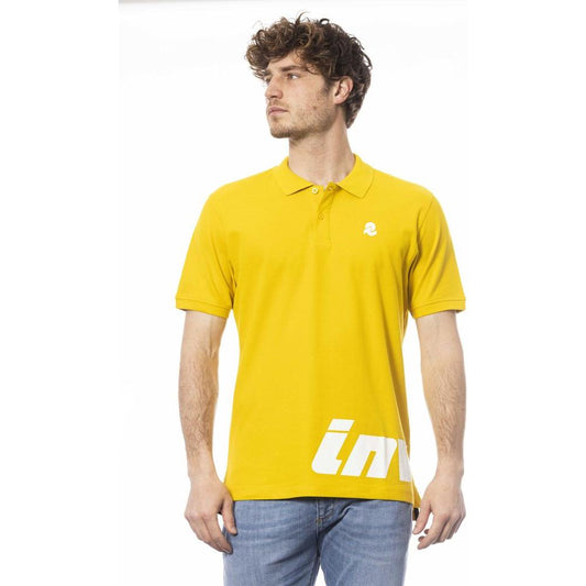 Invicta Yellow Cotton Men Polo Shirt IN-24060-S