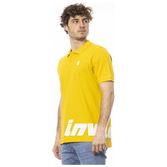 Invicta Yellow Cotton Men Polo Shirt IN-24060-S