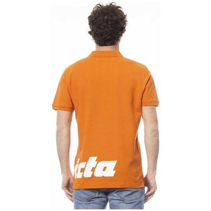 Invicta Orange Cotton Men Polo Shirt
