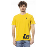 Invicta Yellow Cotton Men T-Shirt IN-24038-M