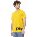 Invicta Yellow Cotton Men T-Shirt IN-24038-M