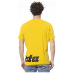 Invicta Yellow Cotton Men T-Shirt IN-24038-M