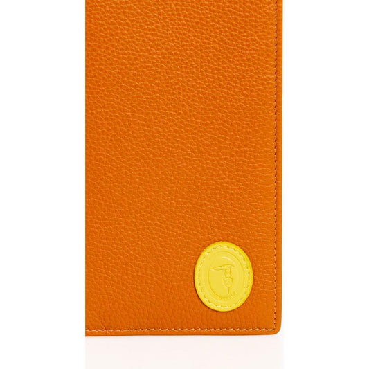Trussardi Brown Leather Men Wallet TR-24086